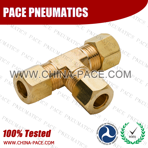 Forged Union Tee Compression fittings, Brass connectors, Brass Pipe Joint Fittings, Pneumatic Fittings, Air Fittings